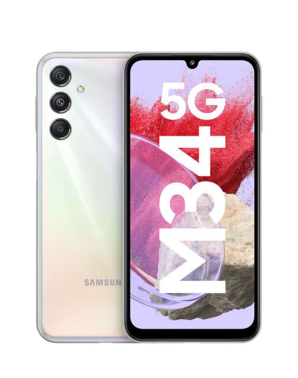 گوشی موبایل سامسونگ مدل Galaxy M34 5Gدوسیم کارت ظرفیت 128گیگابایت و رم 6گیگابایت