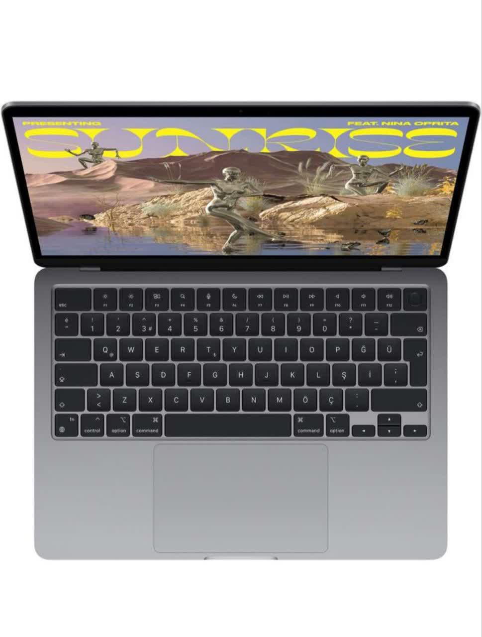 لپ تاپ 13.6اینچی اپل مدل MacBook Air-MLXW3 2022 LLA-M2 8GB 256SSD